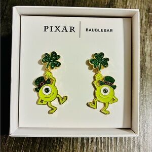 Baublebar Pixar Mike Wakowski earrings
